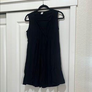 Cute little Black Sleeveless casual Dress